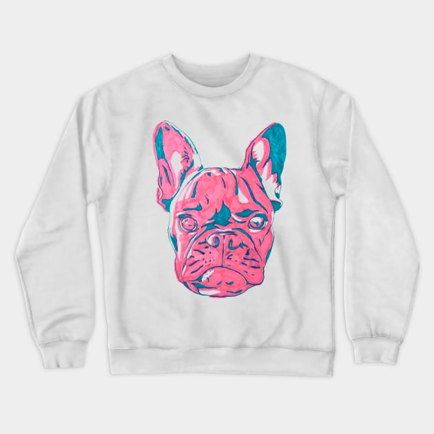 Frenchie Crewneck Sweatshirt by RaLiz